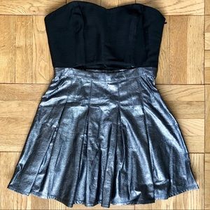 BCBG Black & Silver Romper
